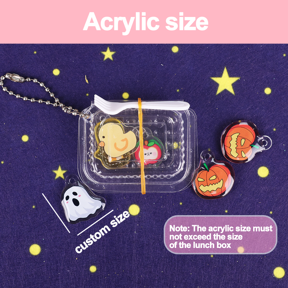Custom Mini lunch box keychains