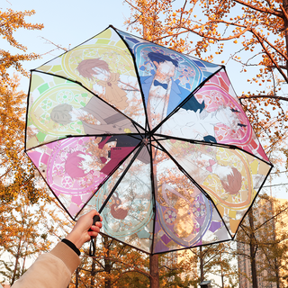 Custom Transparent color window umbrella