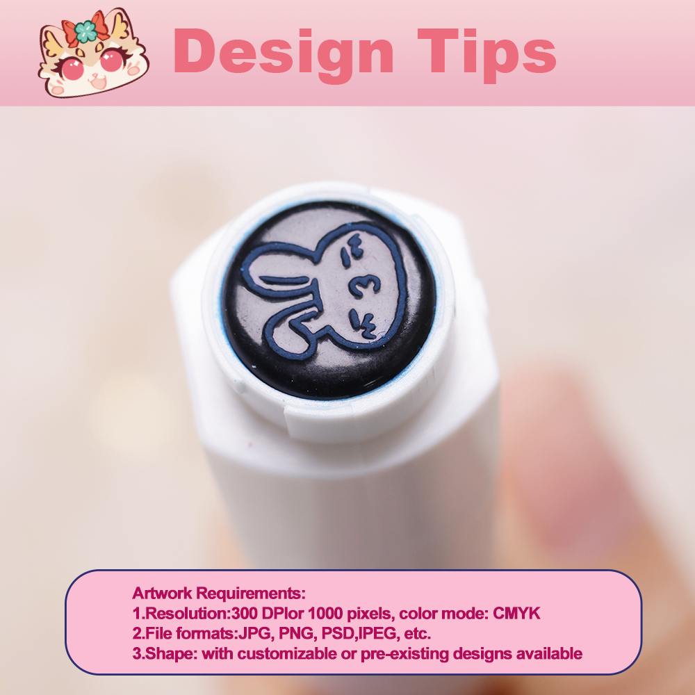 Custom Removable pen stamp