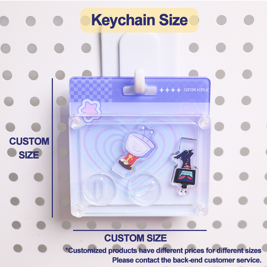 Mosquetón acrílico personalizado