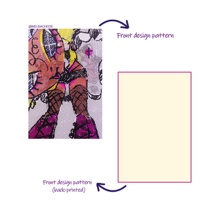 Custom lenticular card( back-printed)