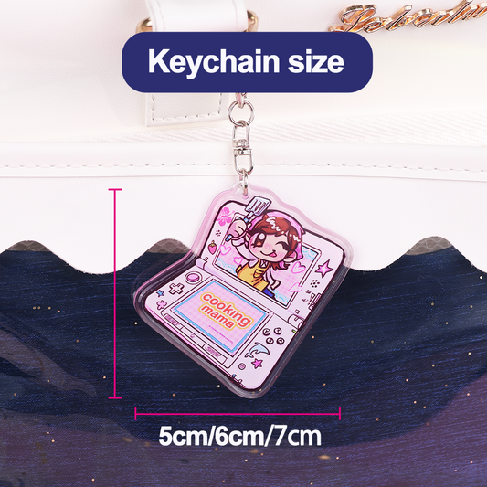 Custom Acrylic Imitation Epoxy Keychain