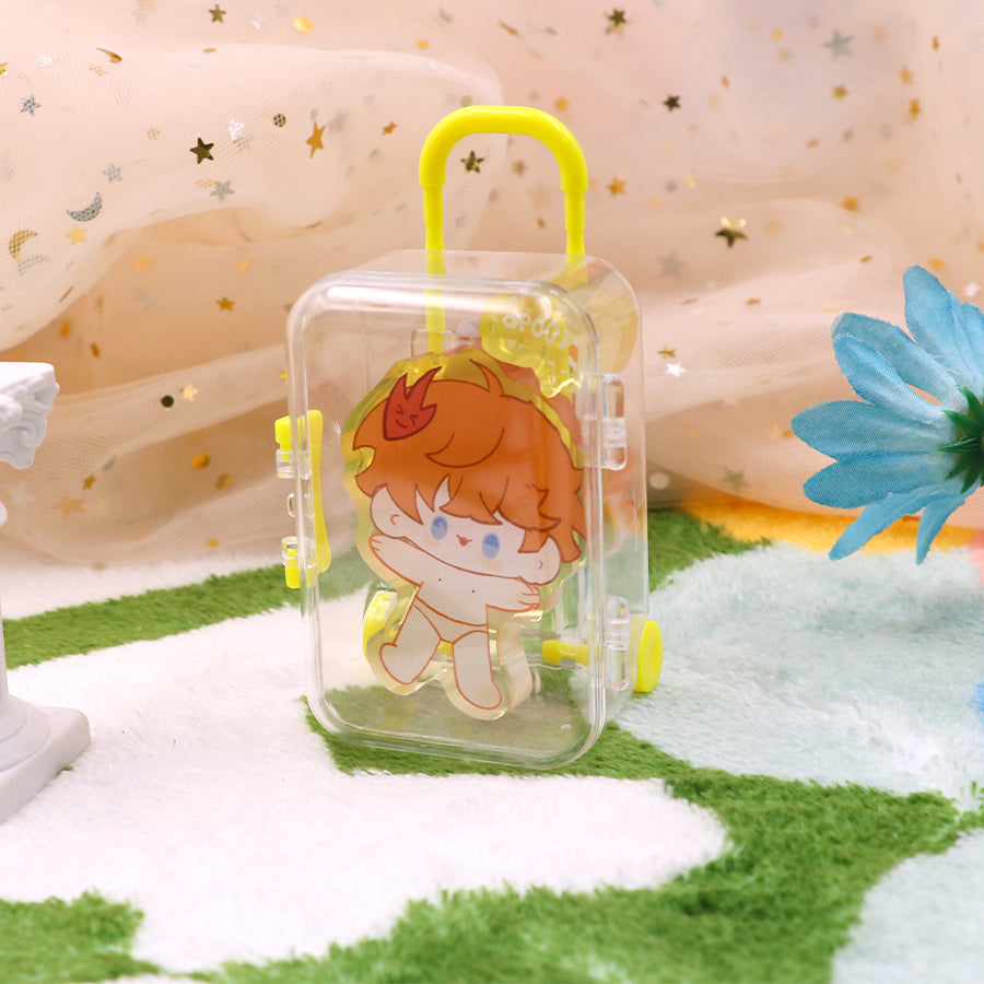 Custom Suitcase Acrylic Keychain