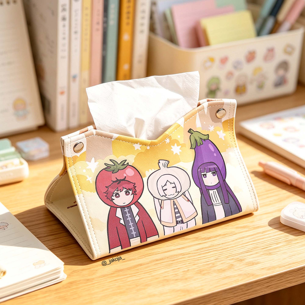 Custom PU Leather Tissue Box