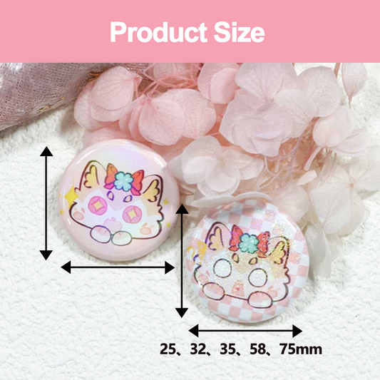 Custom Mini Button Badge