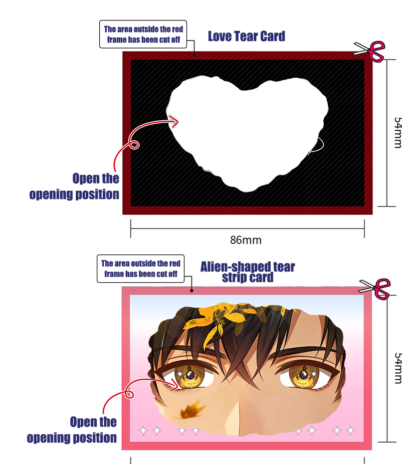 Custom Tear-off Card