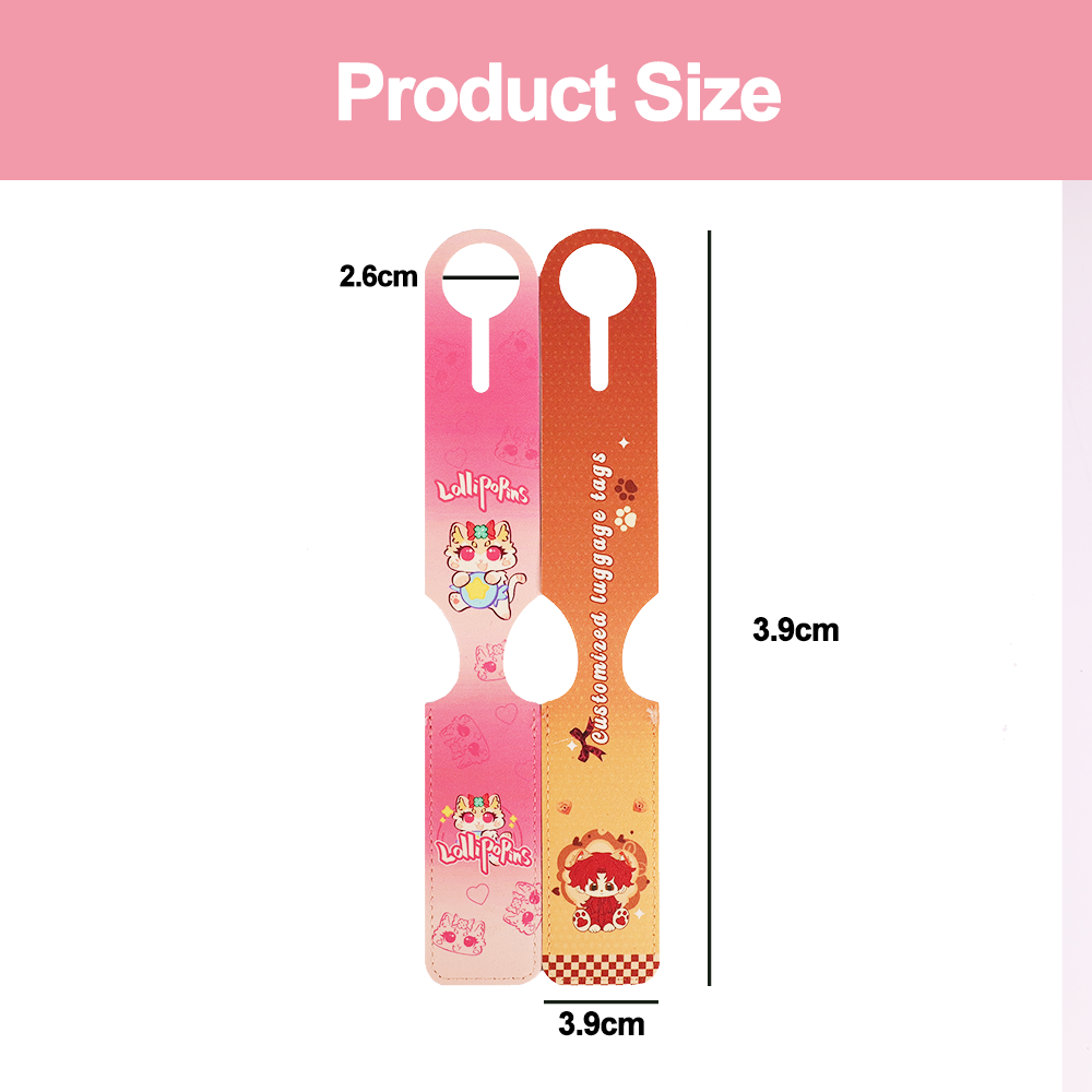 Custom Long luggage tag