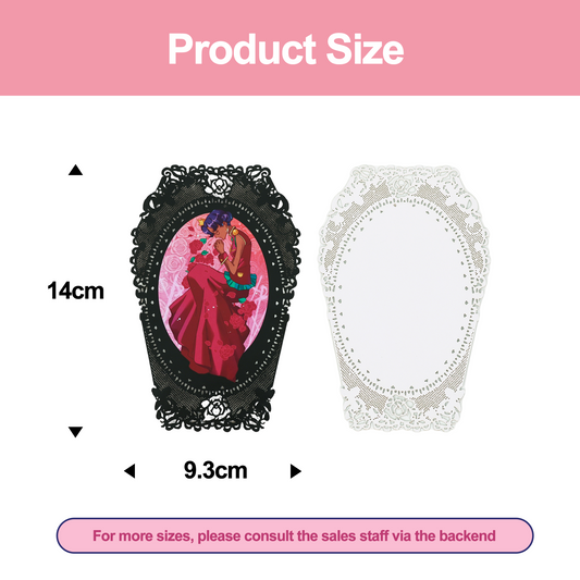 Custom Hollowed-out lace card