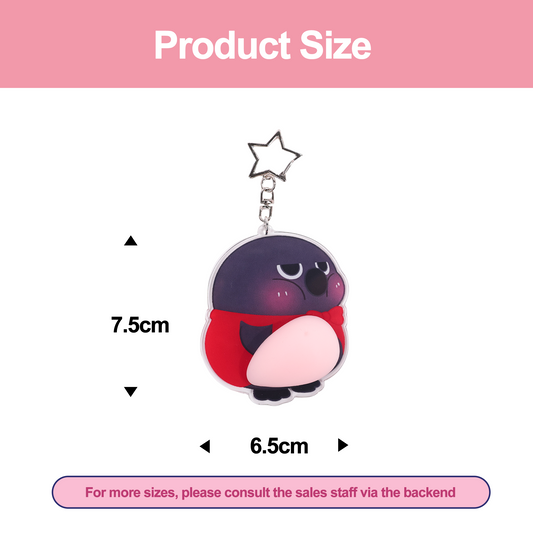 Custom Acrylic butt keychain