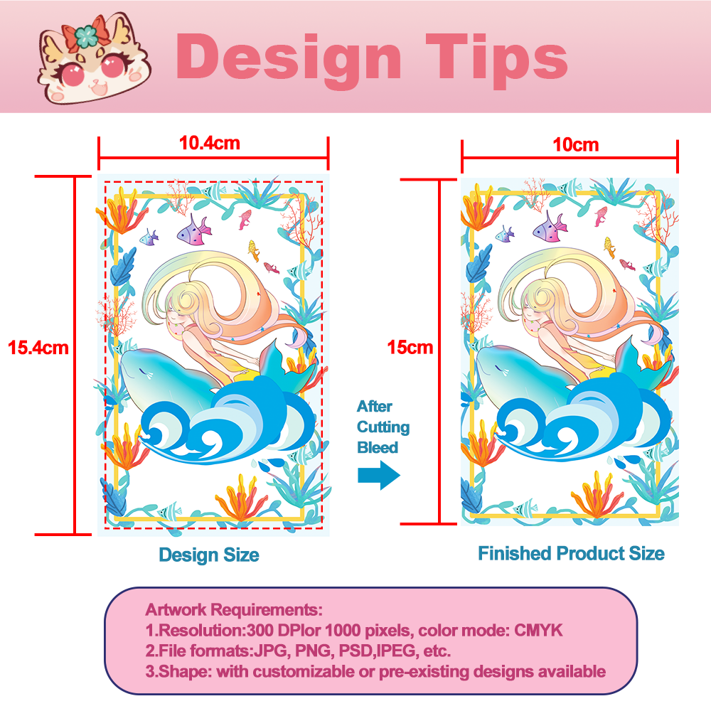 Custom PET Transparent holographic card