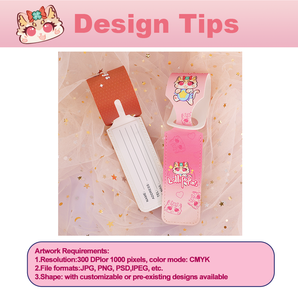 Custom Long luggage tag