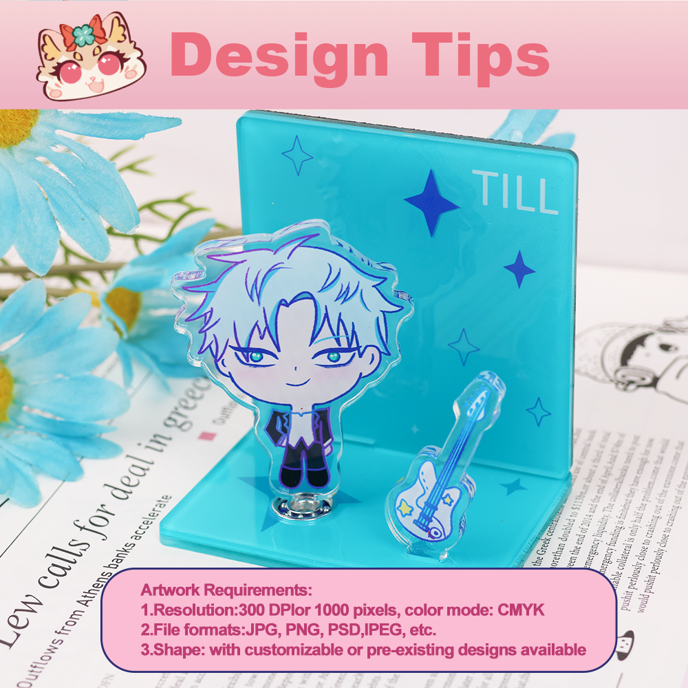 Custom Magnetic rotating stage standee