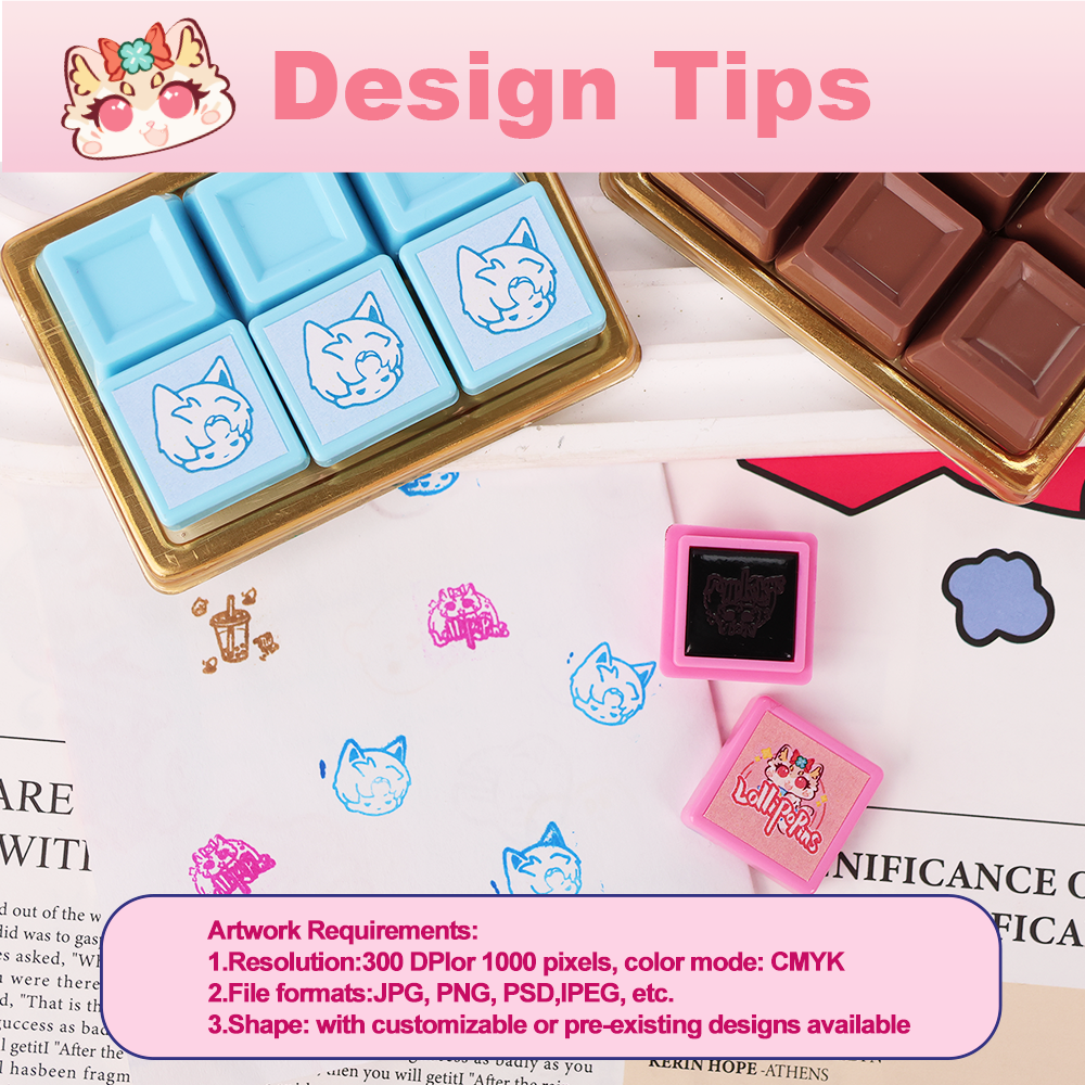 Custom Chocolate stamp