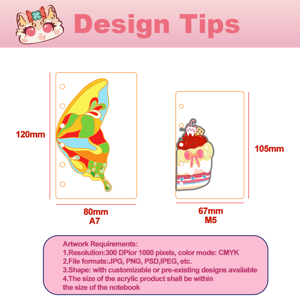 Custom Acrylic spacer sheet