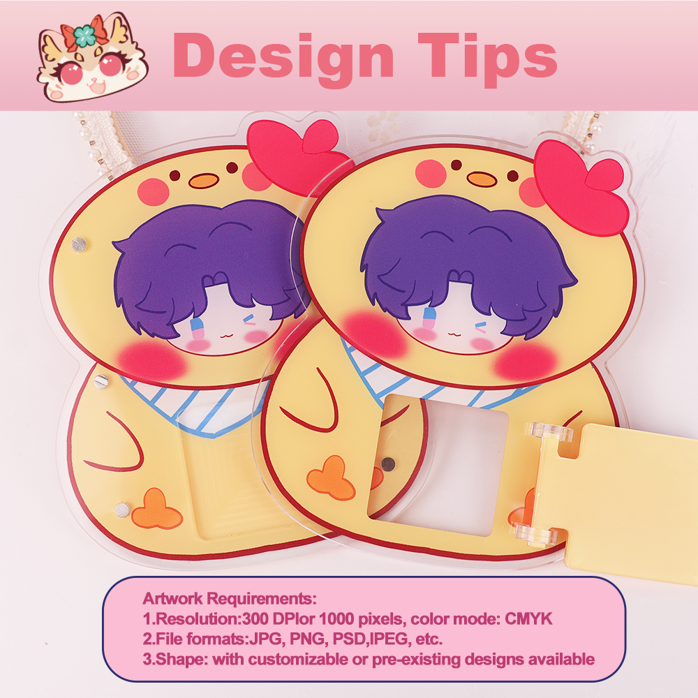 Custom Acrylic Flip Page Card Holder