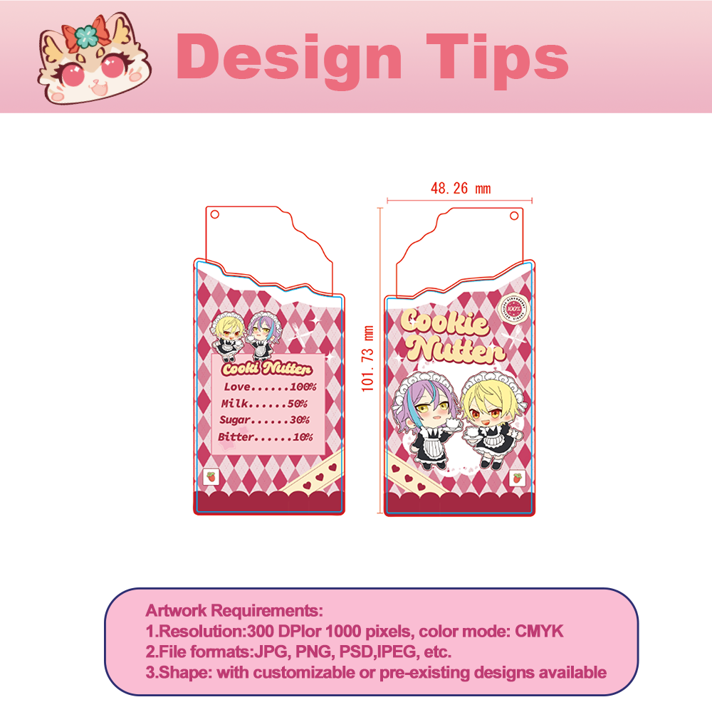 Custom PVC Crispy Cookie Keychain