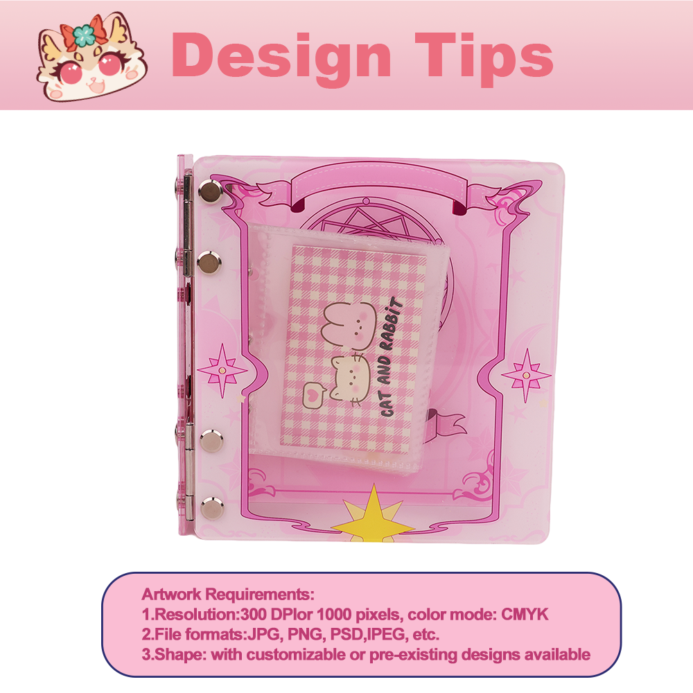 Custom Acrylic card book