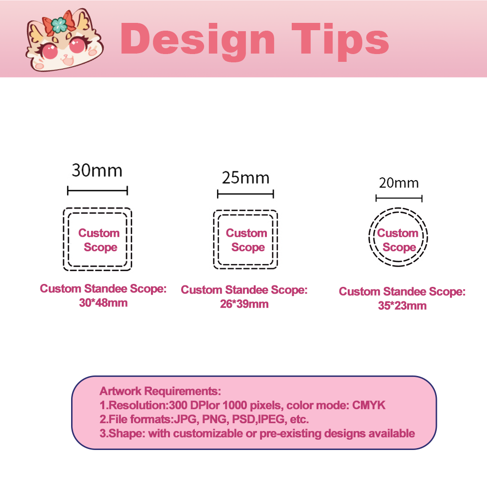 Custom Acrylic Standee Stamp