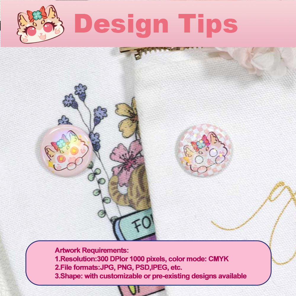 Custom Mini Button Badge