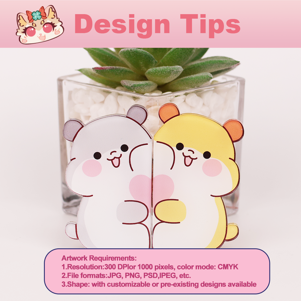 Custom Acrylic Curtain Clip