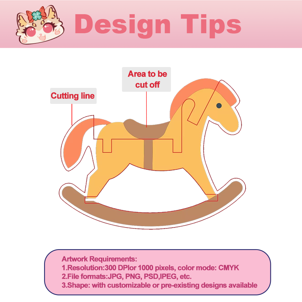 Custom Acrylic Rocking Horse Calendar