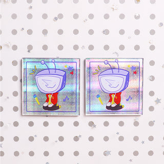 Custom Acrylic double flash refrigerator sticker