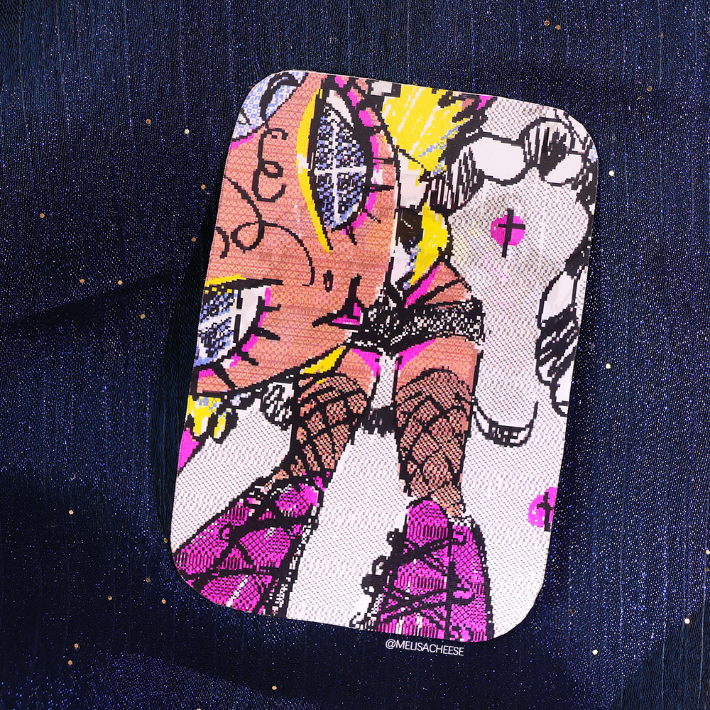 Custom lenticular card( back-printed)