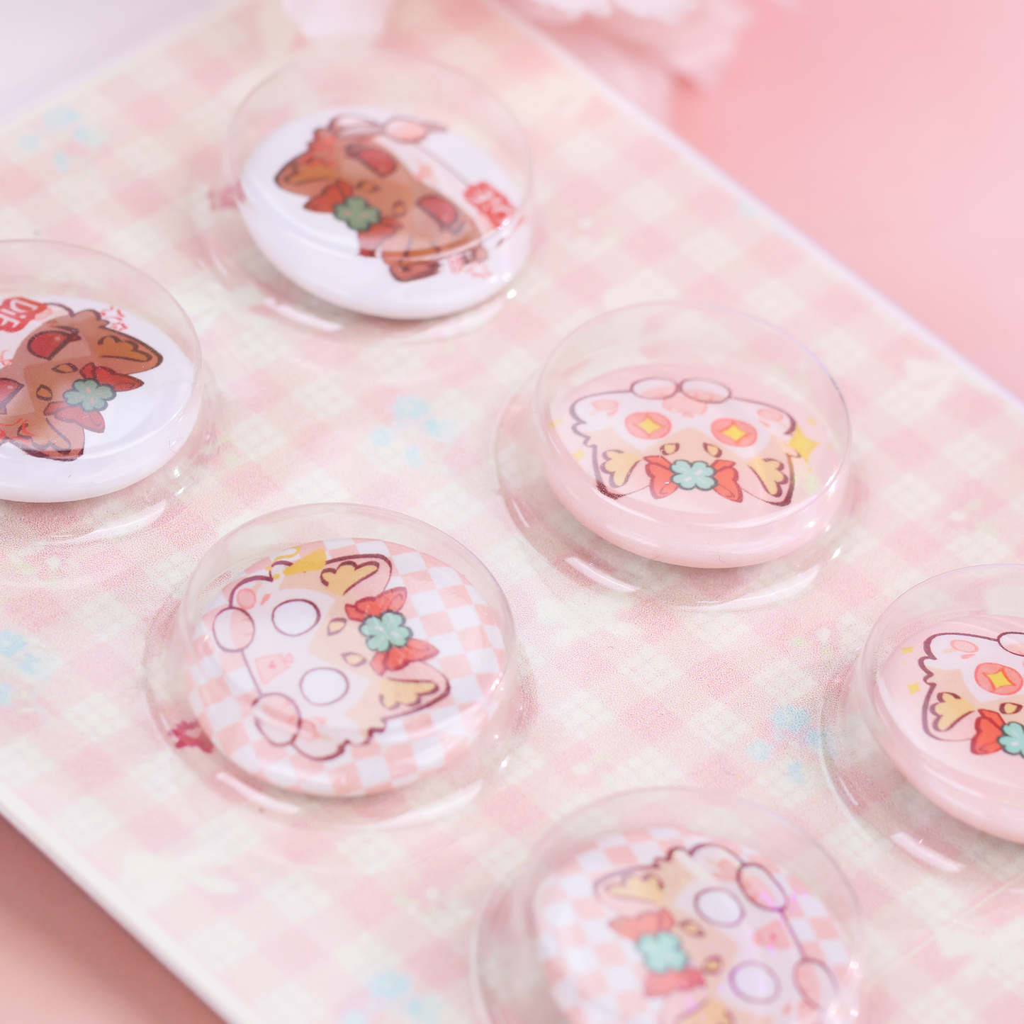 Custom Paper Card Pill Button Pin