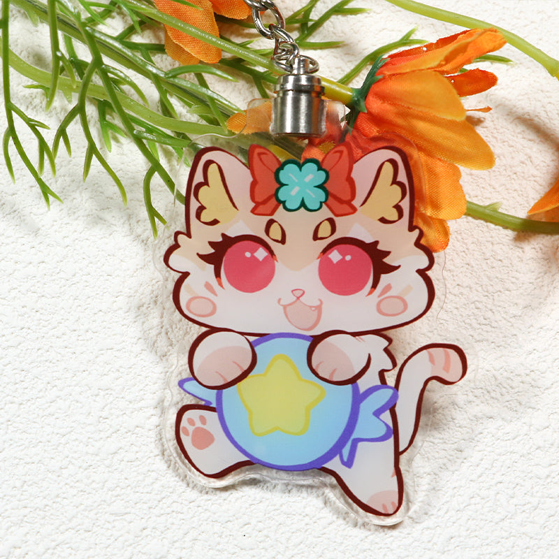custom led acrylic keychain