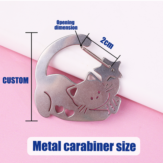 Mosquetón acrílico personalizado