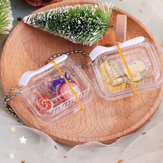 Custom Mini lunch box keychains