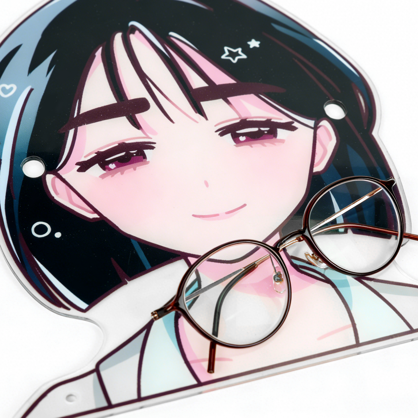 Custom Acrylic Hair Clip & Eyeglass Holder