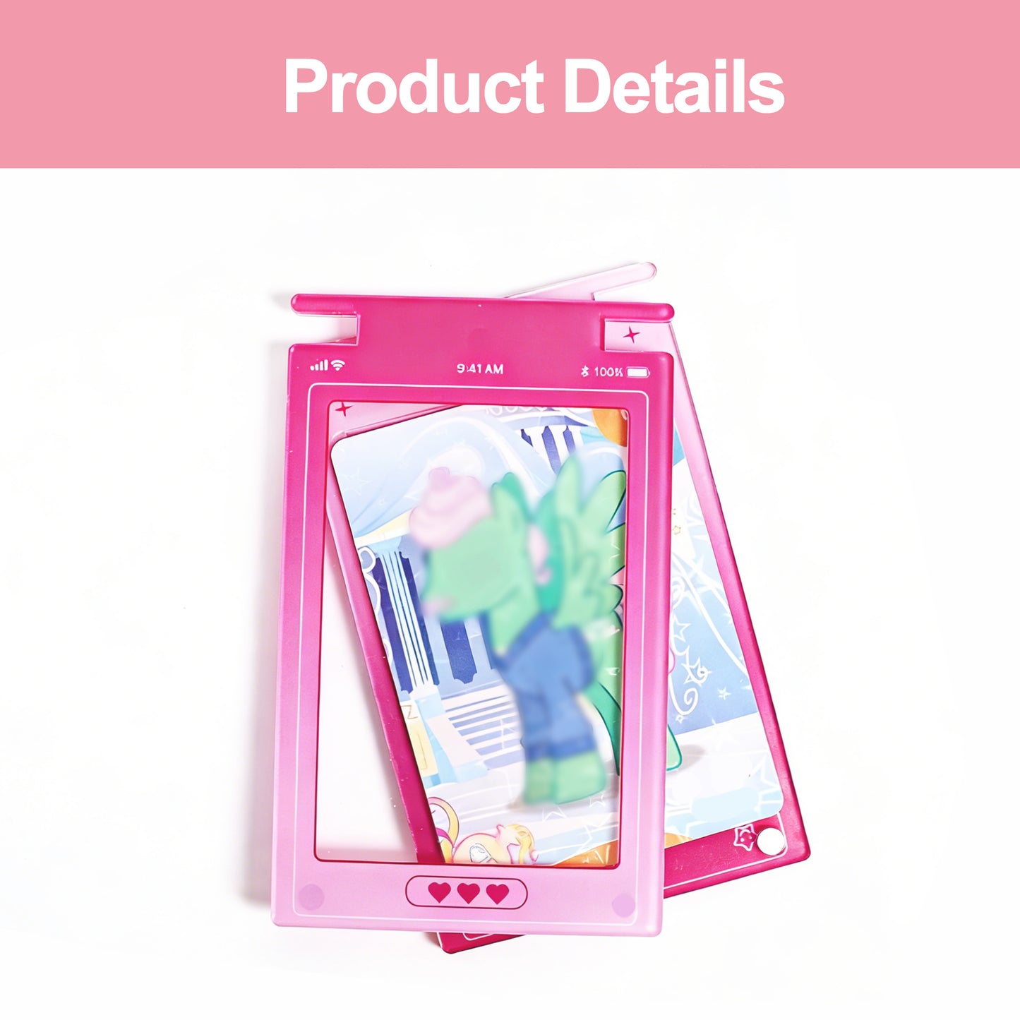 Custom Magnetic Acrylic Phone Card Holder