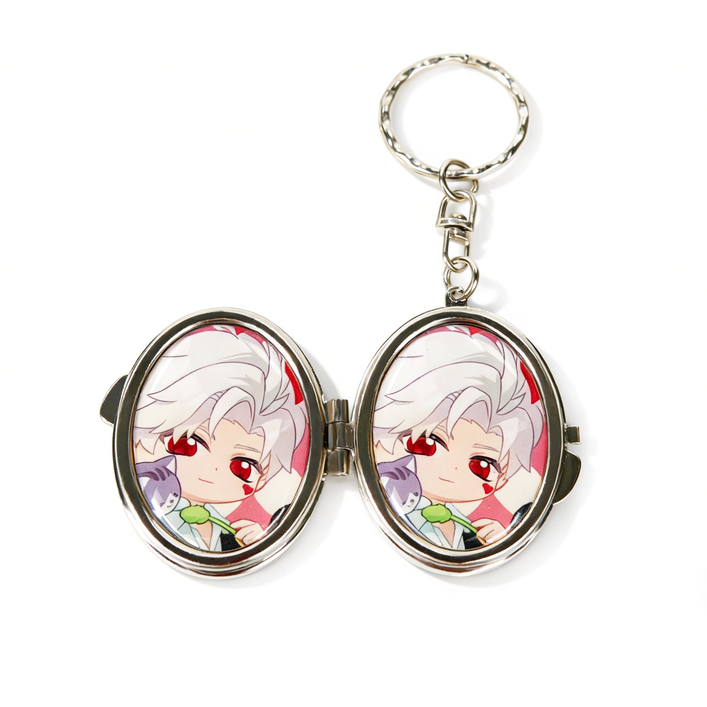 Custom Epoxy Double-Sided Mirror Keychain