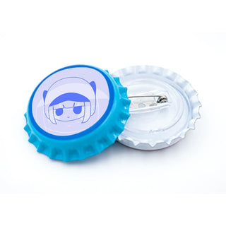 Custom Beer Bottle Button Badge