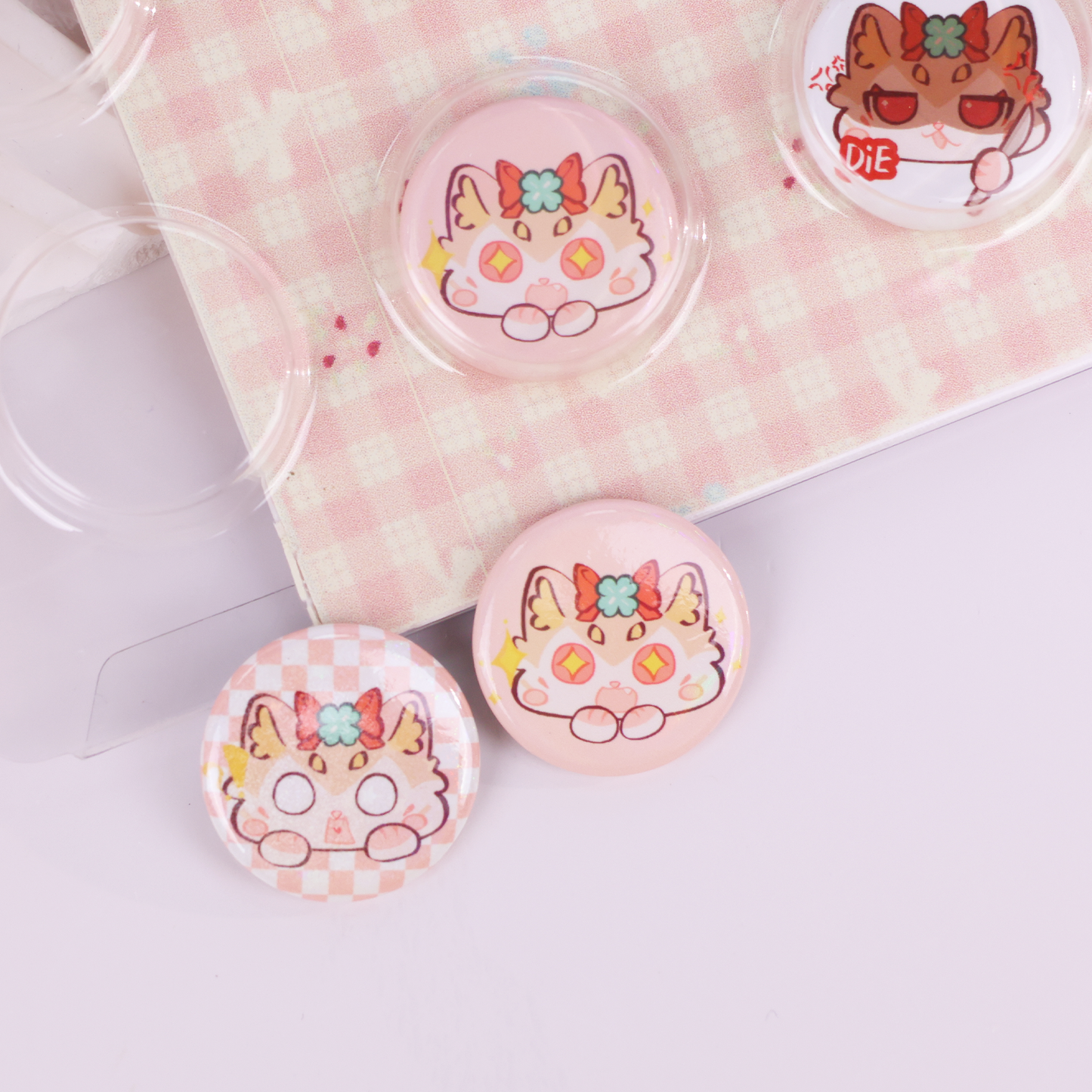 Custom Paper Card Pill Button Pin