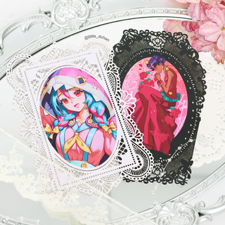Custom Hollowed-out lace card