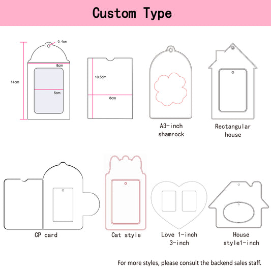 custom PVC Photocard(Glossy surface)