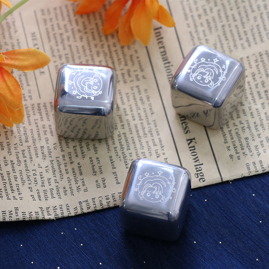 Custom Stainless Steel Ice Cubes