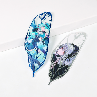 Custom PVC feather bookmark