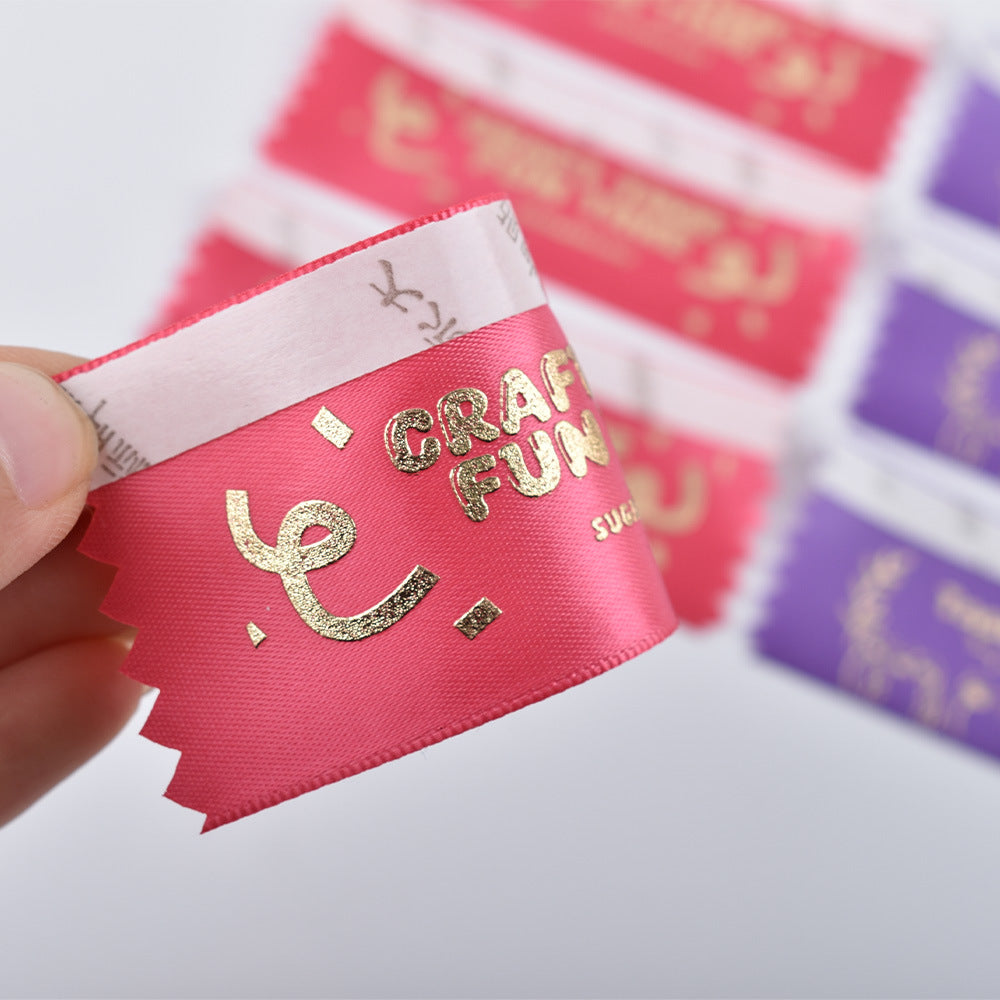 Custom badge ribbon