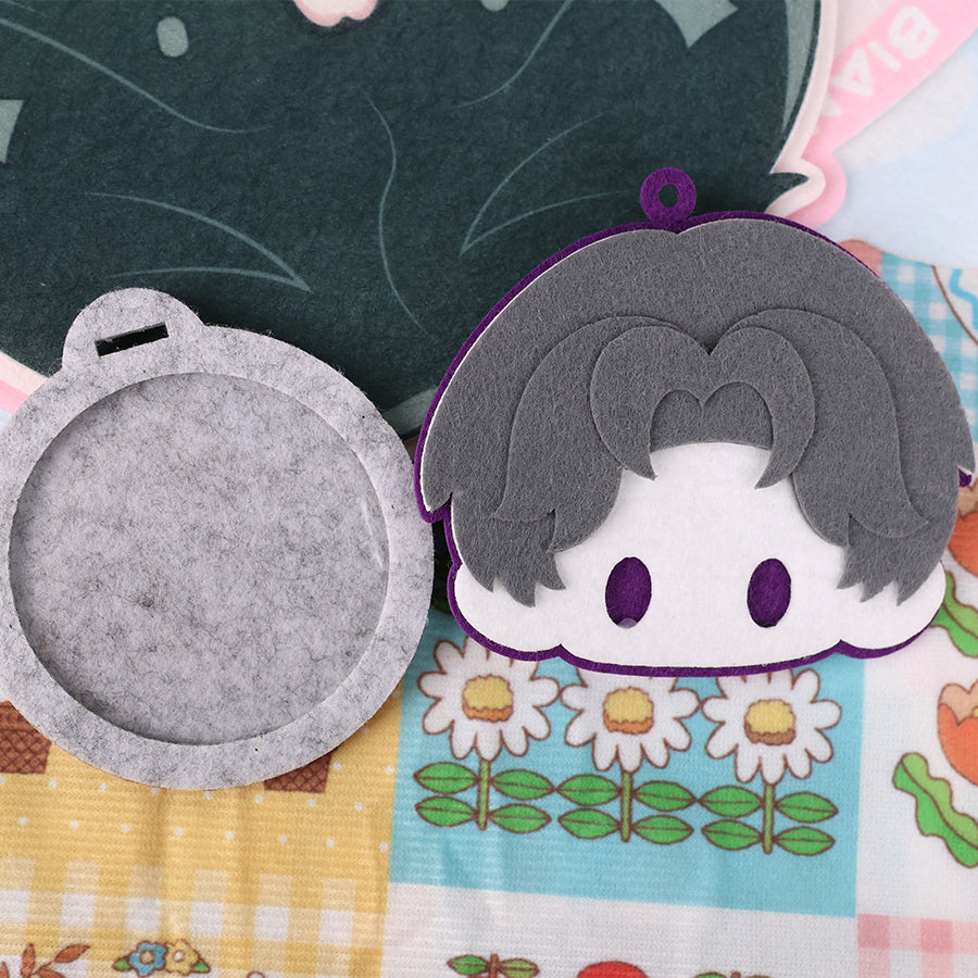 custom Non-woven fabric keychain