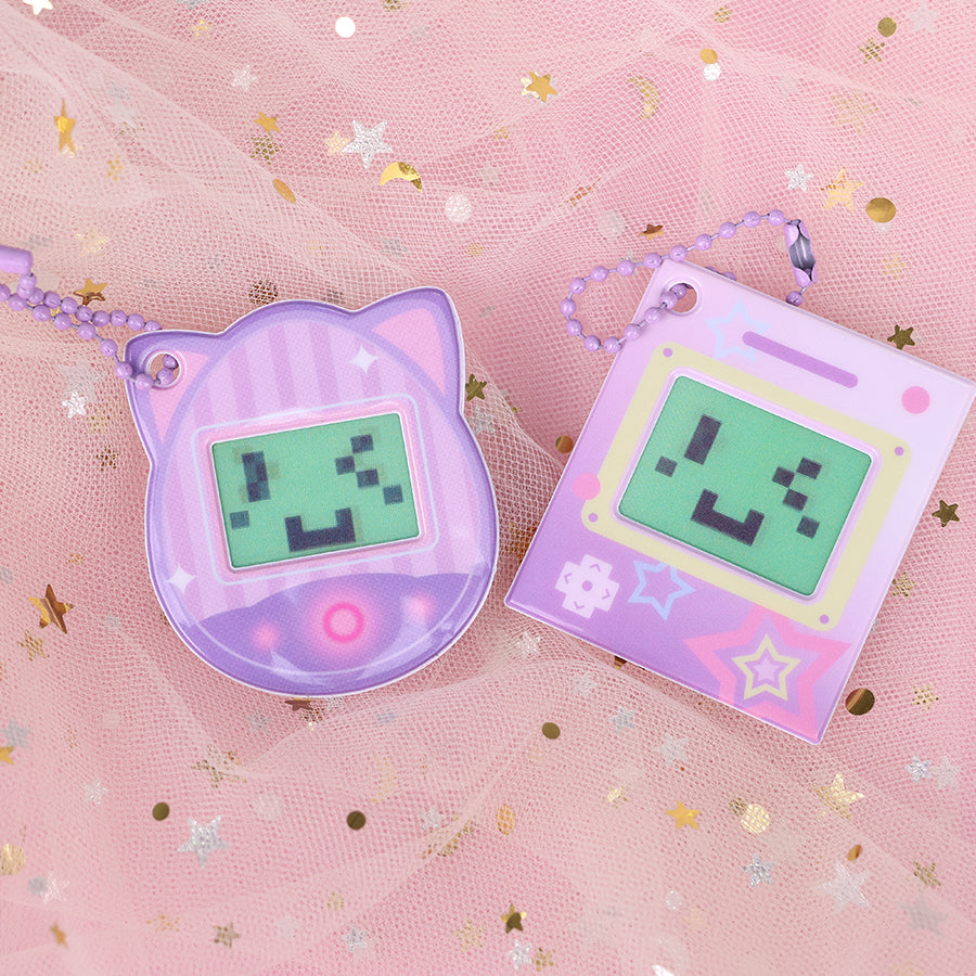 Custom puffy lenticular keychain
