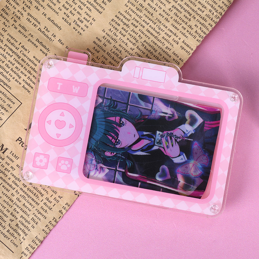 Custom acrylic camera keychain