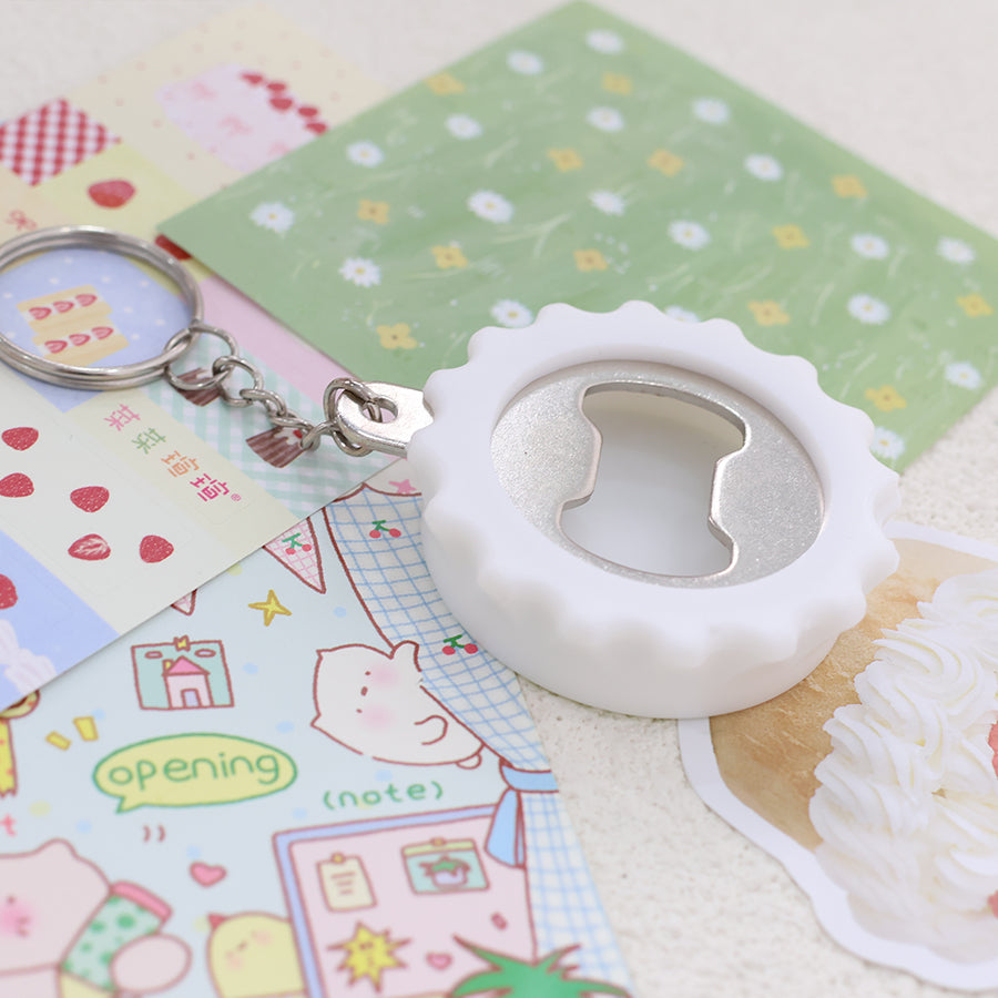 Custom Bottle cap keychain