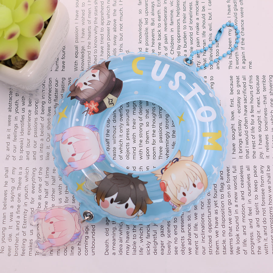 Custom Swim Ring Keychain