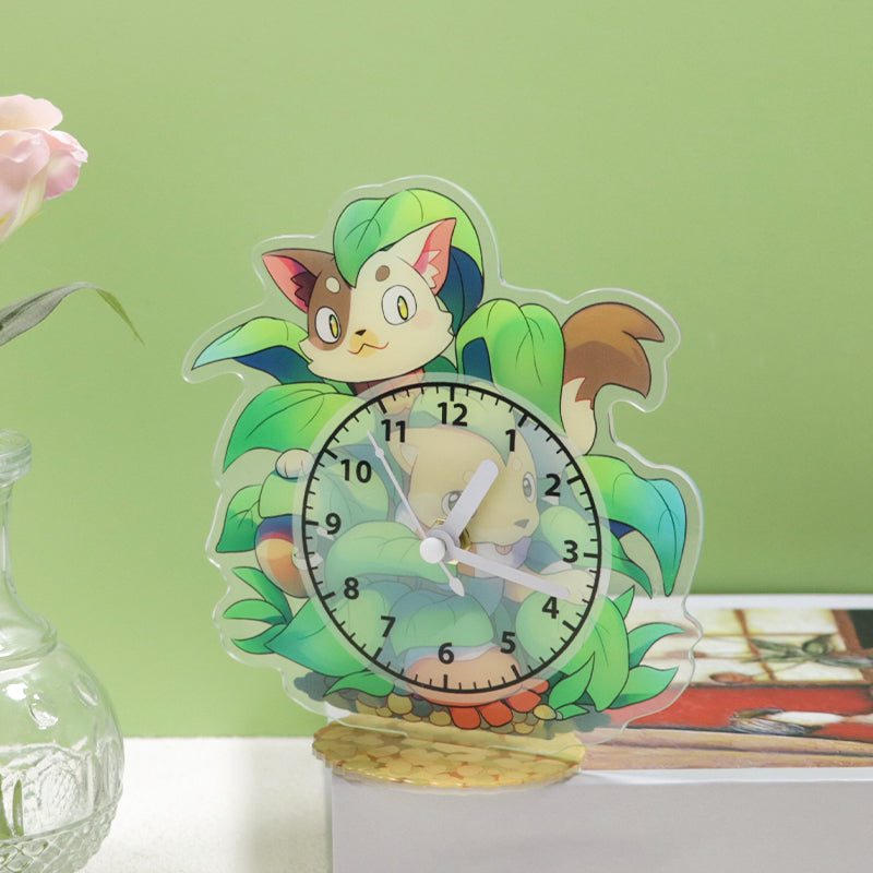 Acrylic clock standees