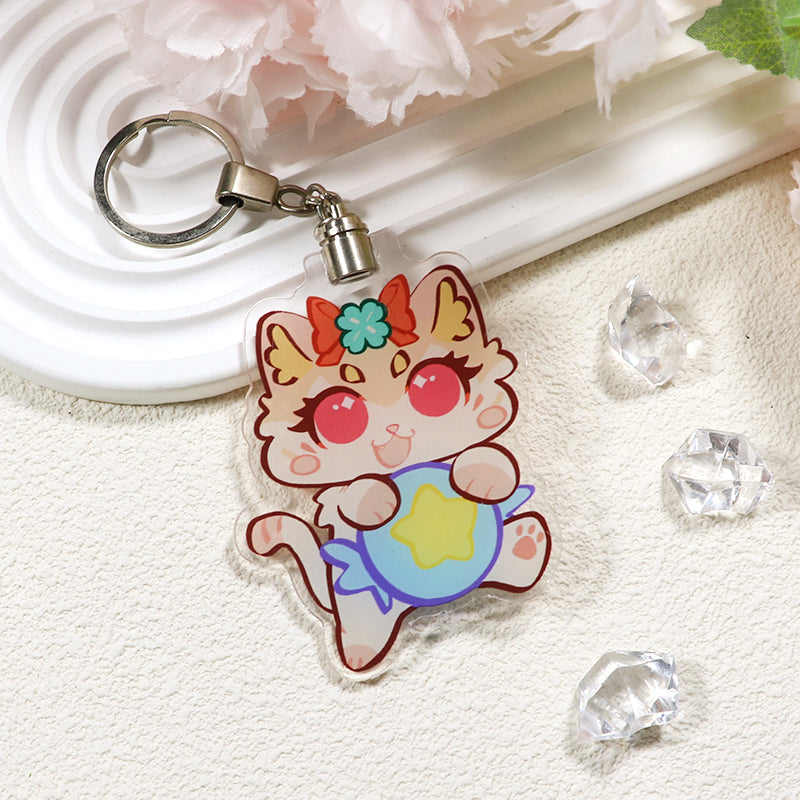 custom led acrylic keychain