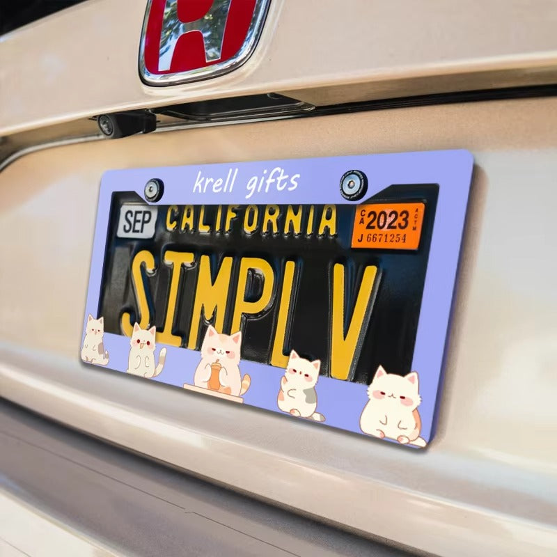 Custom License Plate Frame