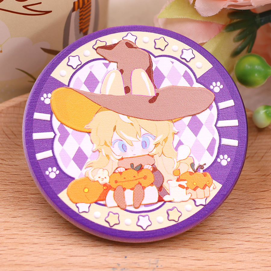 Custom Wooden Embossment Badge